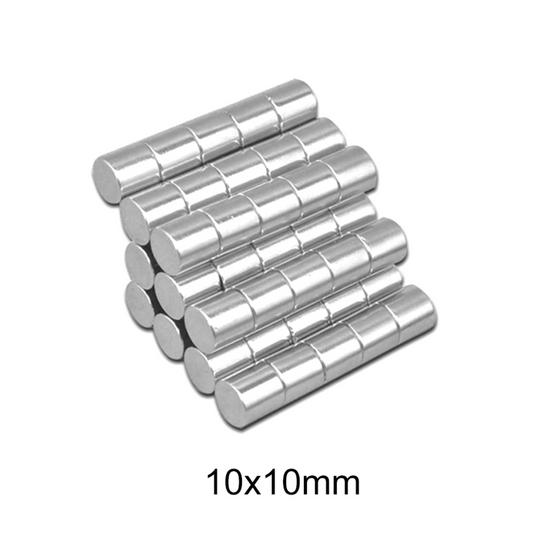 Imán de neodimio 10x10mm