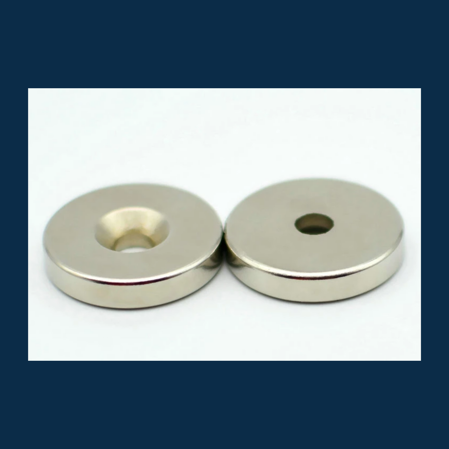 Imán de neodimio fresado 25 x 8/4 x 5mm SUR