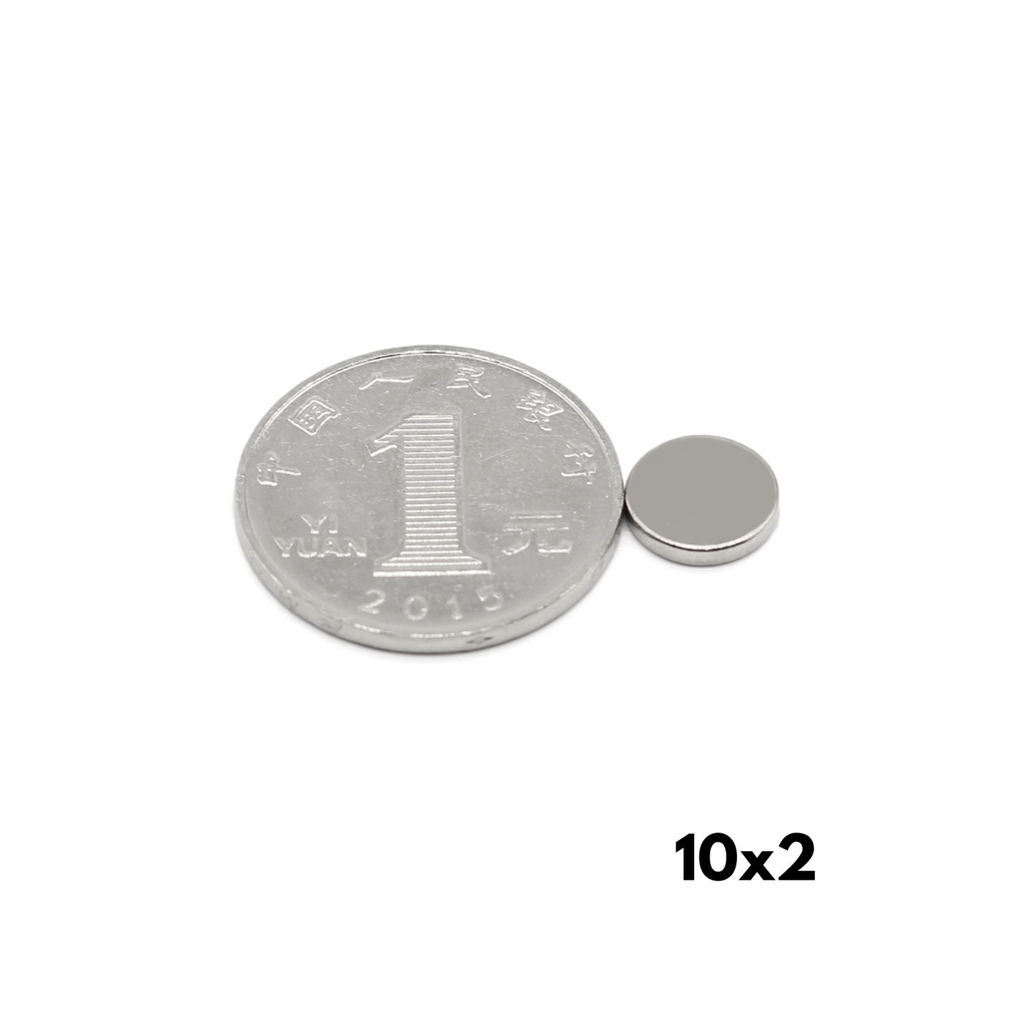 Imán de neodimio 10x2mm