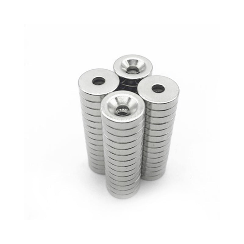 Imán de neodimio fresado 10 x 8/4 x 3mm SUR