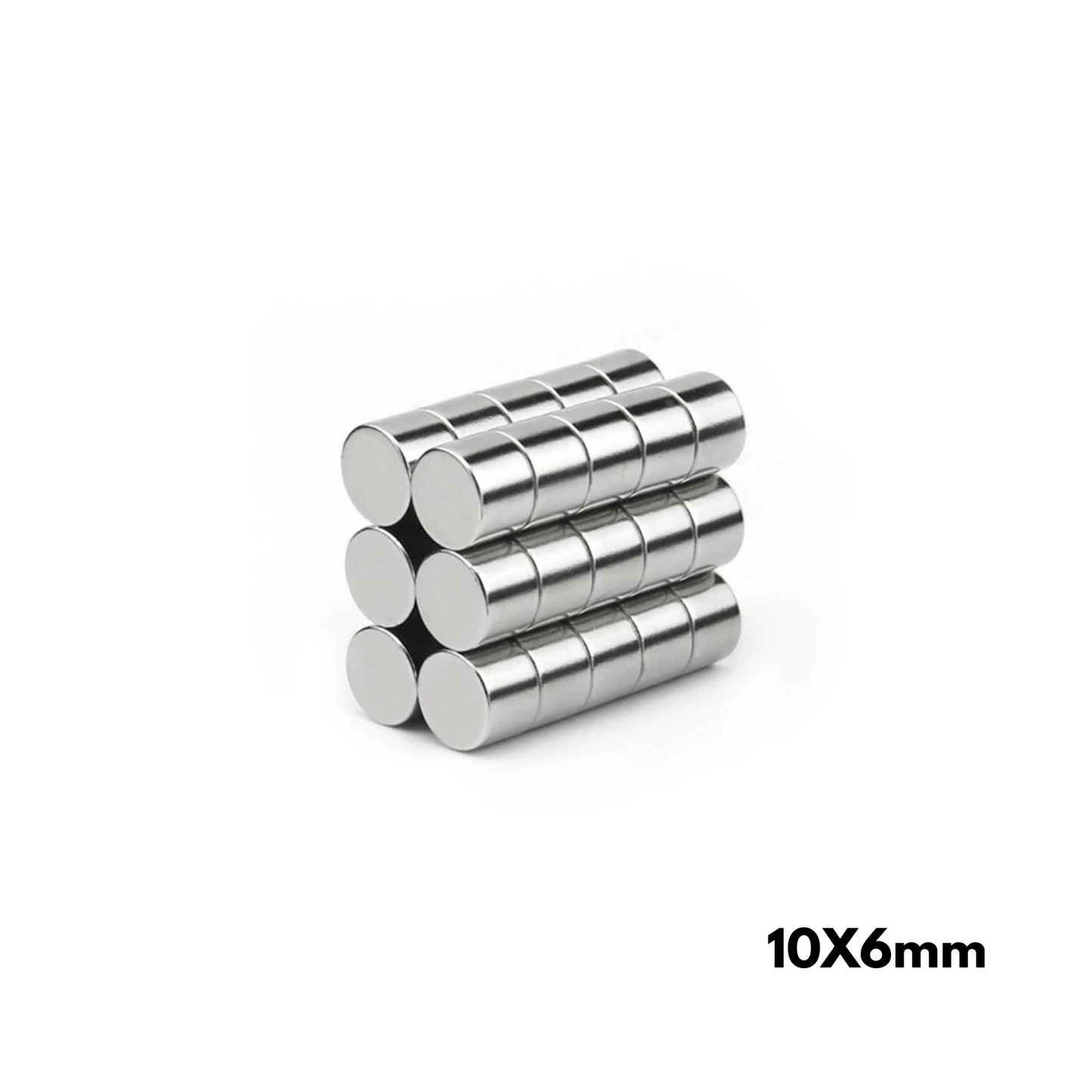 Imán de neodimio 10x6mm