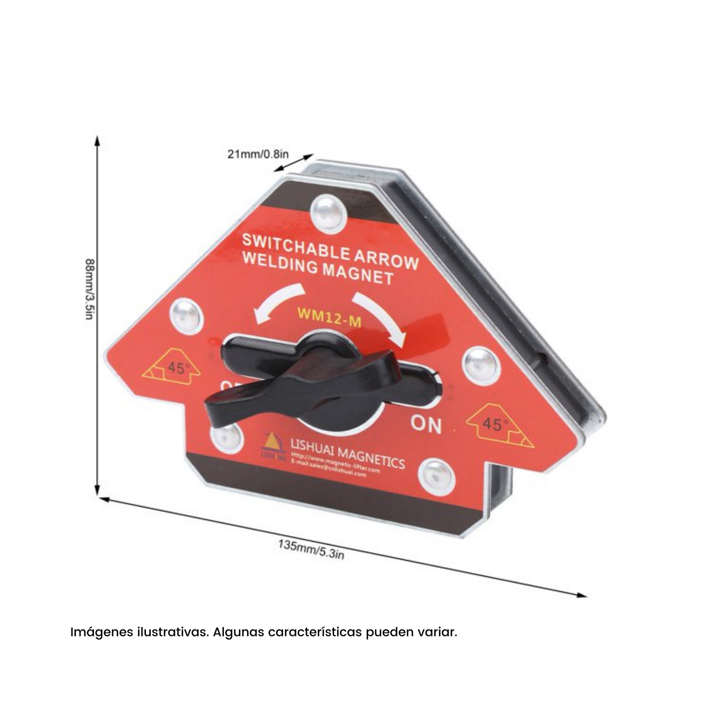 Escuadra magnética WM12-M (42KG)