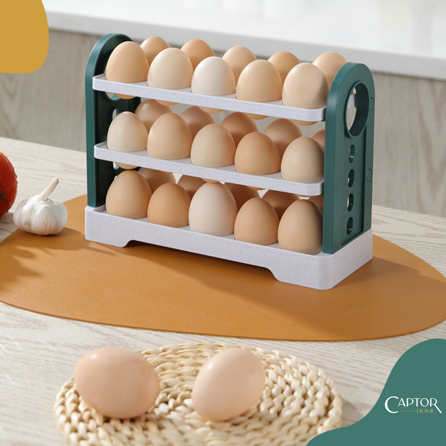 Organizador para huevos