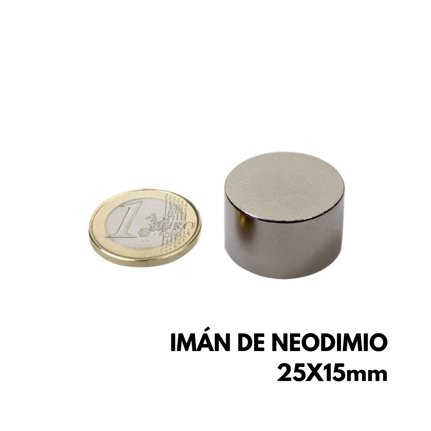 Imán de neodimio 25x15mm