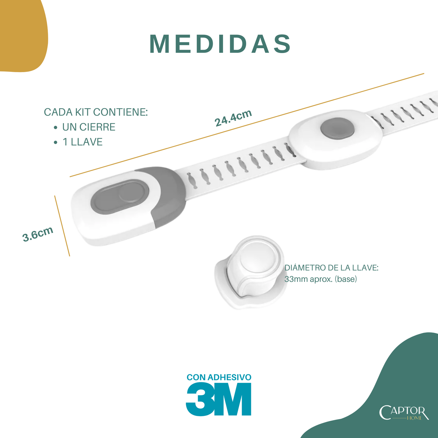 Cierre bebé modelo LH-08-M