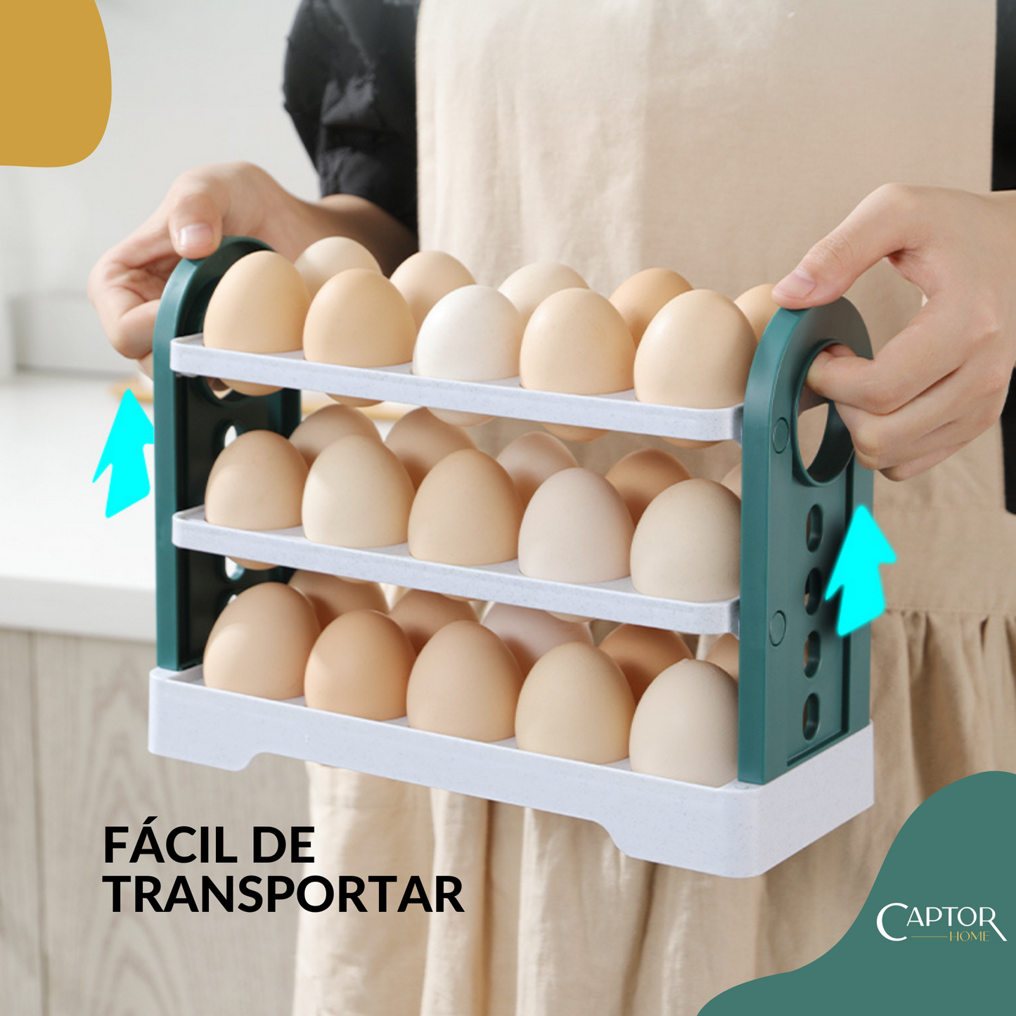 Organizador para huevos