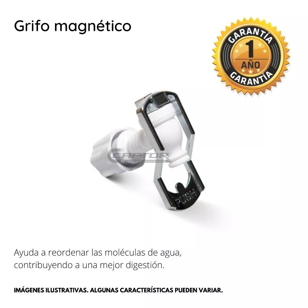 Purificador de agua 14 litros con grifo magnético