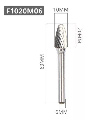 Fresa Industrial Para Acero Inox / Hierro F1020m06